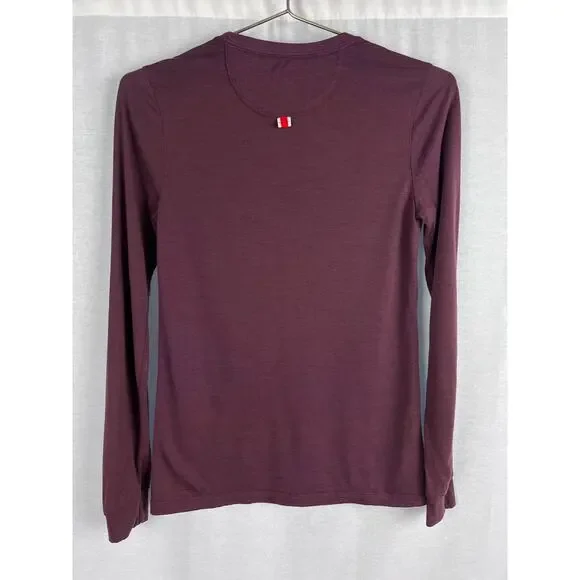 Tracksmith Top Harrier Long Sleeve T Shirt Merino Wool Running Base Layer Hiking - Picture 3 of 8